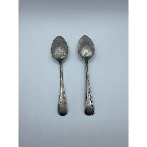 1835 R. Wallace Silverplate Antique Spoon Set - Picture 2 of 4